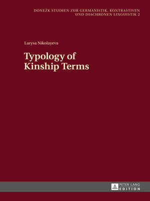 cover image of Typology of Kinship Terms
